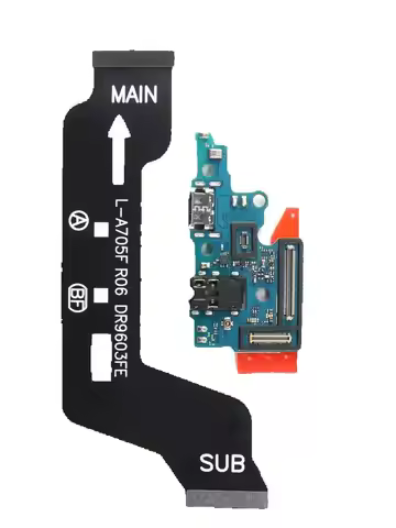 USB Charging Port Connector Board + Motherboard Flex For Samsung A70 A10 A20 A30 A40 A50 A7 A9 2018