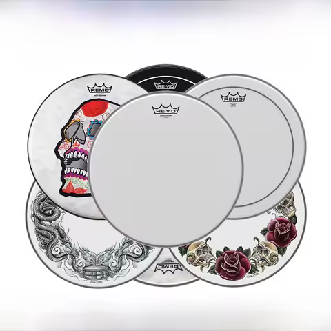 REMO Transparent Drumheads Military Drum Skin BA0400 Frosted Single Double Layer 3 4 Inch Upper And 