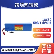 Electric bicycle battery 48v 30Ah 18650 Li-ion Battery Pack 13String3and+Charger