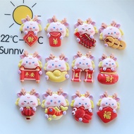 Slipper Charm, Crocs Slipper Sticker with Baby Dragon Hello CNY 2024