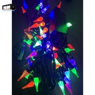 Multi-Colored Pointed Flashing Light with 8M Long Black String