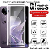 สำหรับVivo V40 5G/V40 Pro 5G V40Pro เคสใส เคสกันกระแทก แบบคลุมกล้อง ตัวป้องกันหน้าจอกันกระแทก ดีไซน์