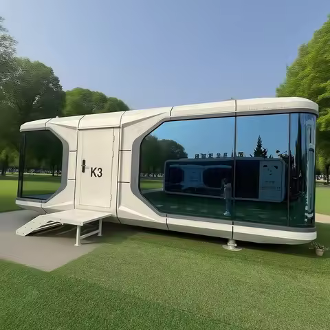 20ft/40ft Luxury Prefabricated Steel Container House China's Mobile Capsule Wholesale Mobile Capsule