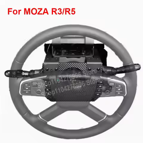 Simulation Racing Euro Card Turn Signal Wiper Switch Kit for Truck Gaming Steering Wheel for Moza R3