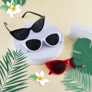 Red Cat Eye Sunglasses Women Fashion Retro Square Frame UV400 Protection Sun Glasses for Big Face Ro