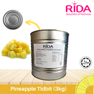 RIDA PINEAPPLE TIDBITS 3KG