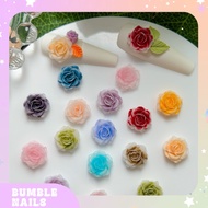 Hk08- 50pcs Nail Art Accessories 3D Flower Decoration DIY Nail Jewelry 3D Nail Art Accessories