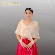 Alampay shawl filipiniana “Alampay Bella”  Woman tops Accesories Graduation Photoshoot