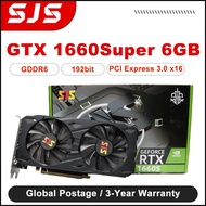 1 SJS GTX1660 Super 6GB GTX 1660 S Super Gaming Graphics Card Video Card NVIDIA GPU Geforce GTX 1660 SUPER 6G Placa De Vídeo