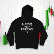 Binance VS Everybody Crypto Hoodie - BNB Hoodie/Binance Exchange Cryptocurrency Jacket Hoodie