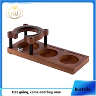 Espresso Coffee Tamper 53MM 54MM 58MM, Walnut Wood Storage Rack & Portafilter Holder, BaristaAccesso