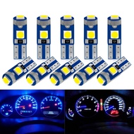 10Pcs T5 W3W, W1, 2W, 3030 Car LED Light Bulb Dashboard, LED Lamp, Light Dashboard Car