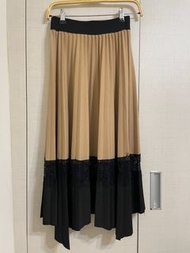 （咖）氣質蕾絲透膚長裙 半身裙 洋裝 vivi king Marjorie Uniqlo pazzo mercci lovfee meierq GU