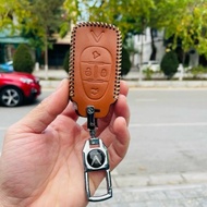 Vinfast E34, VF8, VF9 electric car key cover handmade genuine leather