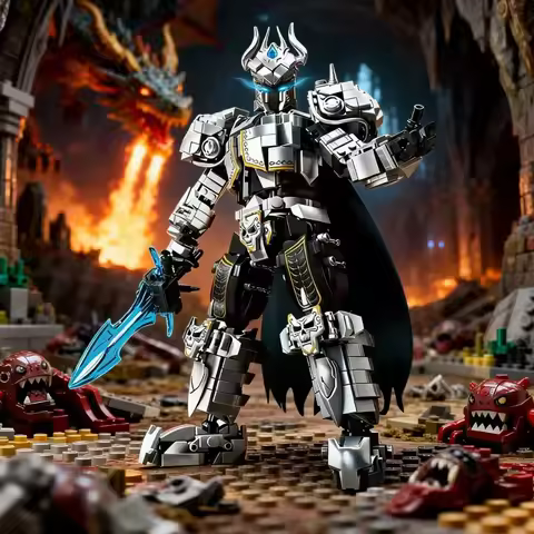 Technical Mechanical Warrior Hero Mech Building Blocks High Tech Alien Beast Robot MOC Bricks Collec