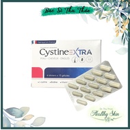 [60 pills] Cystine Extra pills Support improving acne, hair, nails, and brightening skin
