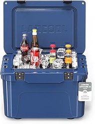 35QT Rotomolded Hard Cooler, Portable Small Ice Chest with 3-Inch Insulation, Heavy-Duty Beach Coole