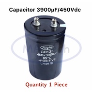 3900uf 450Vdc Screw Capacitor 3900uf450V Aluminum Terminal 450V3900uf Size 7.5x11.5 cm Product Large
