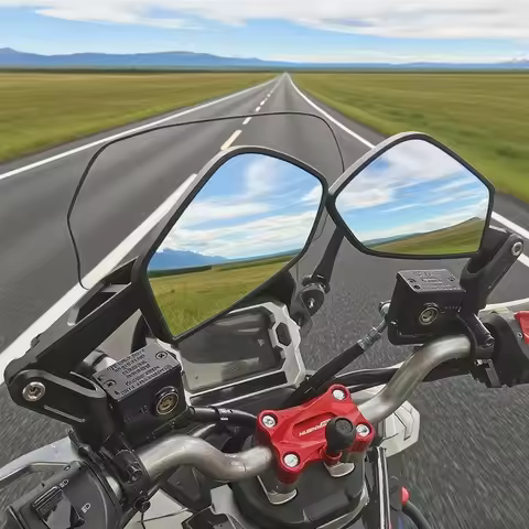 Motorcycle Mirror For Honda NX500 NX400 Modified Accessories Side Mirror XL750 Transalp Foldable Mir