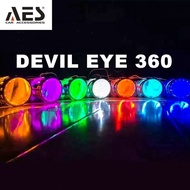 Demon Eye LED Light DEVIL Eye 360Ring for Projector Lens BiLED Universal DC12V AES