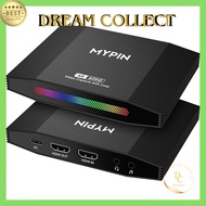 4K 60fps HDMI video game capture and passthrough support for HDR & VRR, 1080P 120fps capture for gam