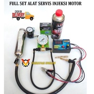 FULL SET alat Servis Injeksi Motor universal INJECTOR CLEANING TOOLS