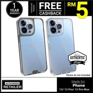 Hoda Crystal Pro Glass Case for Phone 13 / 13 Pro/ 13 Pro Max Military Standard Case