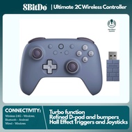 8BitDo Ultimate 2C Wireless Controller for PC Windows, Steam Deck, Android – Bluetooth & 2.4G Adapte
