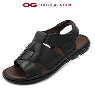 BRUNO CO. Leather Men's Sandals - Black