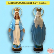 Miraculous Medal 6.25” (inches) height