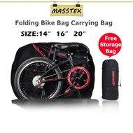 Johor 14inch 16inch 20inch Big Folding Bike Carrying Bag Foldable Bicycle Transport Bag Wateproof Bike Carrier 14133 - [multiple options]
