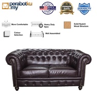 2 SEATER CLASSIC CHESTERFIELD SOFA MALAYSIA / PREMIUM CHESTERFIELD SOFA AT AFFORDABLE PRICE / HIGH Q