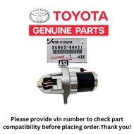 SU003-00451 Genuine Toyota GT86 ZN6 Starter Motor (6MT manual transmission Only) Subaru BRZ ZC6