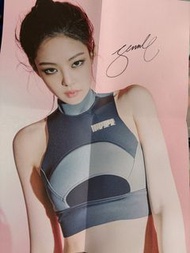 BLACKPINK Kill This Love Jennie 親簽 親筆簽名 簽名 BLACKPINK ROSÉ JISOO Lisa 海報