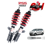 RSS Model Z Adjustable Absorber Suspension High Low Soft Hard Bodyshift for Toyota Avanza ( Soft Hard )