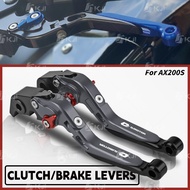 For QJMOTOR AX200S Brake Lever Set Adjustable Folding Handle Levers Motorcycle Accessories Parts