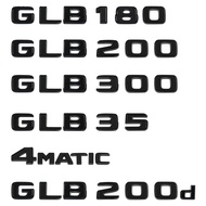 Car Trunk Words Logo Badge Emblem Decals Sticker For Mercedes Benz GLB GLB35 GLB180 GLB200 GLB220 GL