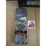 CHAIN CHAIN RANTE 8 SPEED SILVER CROME