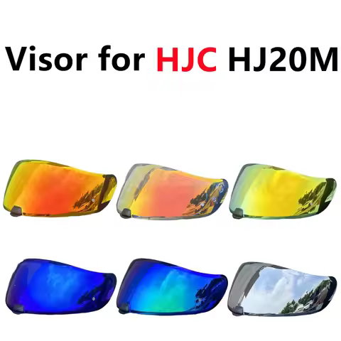 C70 Helmet Visor Shield for HJC HJ20M IS17 FG17 FGST Visiera Casco Electroplated Dustproof Visiere C