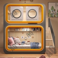 SAQ Space Capsule Children's Bed Boys' Bunk Bed Twin Bunk Bed High-low Bunk Bed Compact Bunk Bed Dou