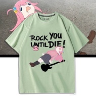 Bocchi The Rock Goto Hitori Cosplay Summer Short Sleeve T-Shirt