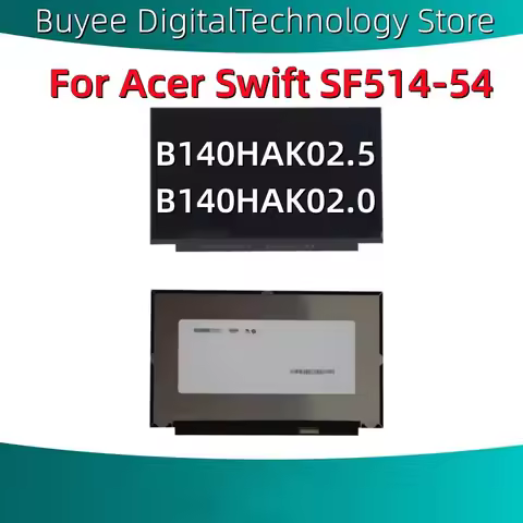 For Acer Swift SF514-54 14 Inch Laptop LCD Touch Screen Panel B140HAK02.5 B140HAK02.0 1920*1080 FHD 