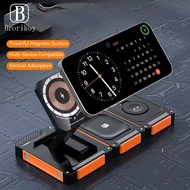 3 IN 1 Magnetic Wireless Charger Stand For Samsung S25 S24 Phone 17 16 15 Portable Detachable Foldab