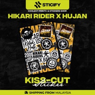 HUJAN & HIKARI RIDERS KISS CUT STICKER SHEETS