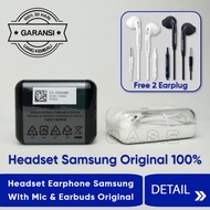 Headset Samsung Galaxy M62 With Mic And Earbuds