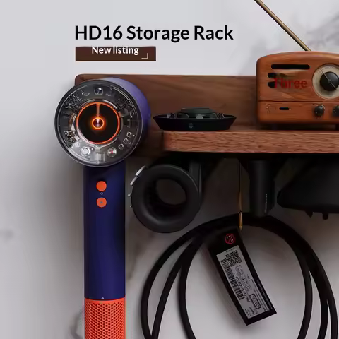 Suitable for Dyson hd16, Dyson hair dryer HD15 storage rack, anti-frizz storage rack, wall-mounted b