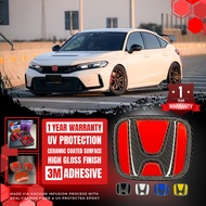 Honda Civic FL5 Type R logo carbon fiber emblem FL5R