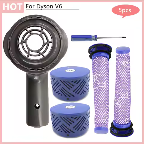 For Dyson V6 DC58 DC59 DC61 DC62 DC74 Vacuum Cleaner Motor Body Back Cover Hepa Filter Household Acc