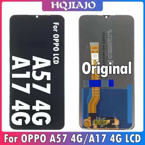 6.56" Original For OPPO A17 4G CPH2477 LCD Touch Screen Digitizer Assembly For OPPO A57 4G CPH2387 L