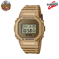 CASIO G-SHOCK DWE-5600HG-1 / DWE5600HG-1 Carbon Core Guard Gold Chain Men Watch [ Official Warranty 